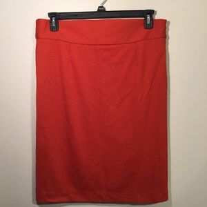 Grace Elements Rust Orange Skirt - Size 14